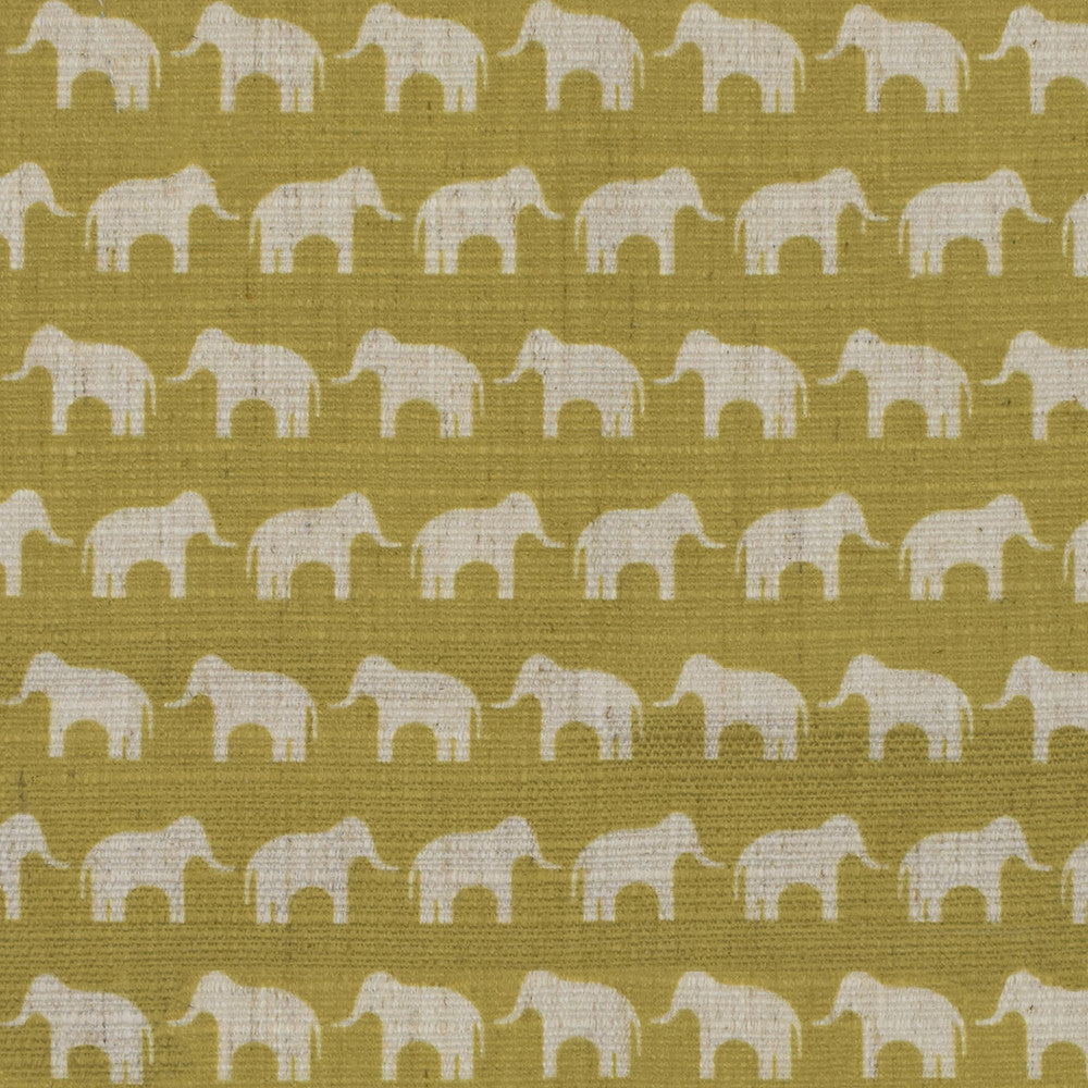 S4139 Citron by Greenhouse Designer Fabric 91% Polyester, 9% Linen China 53,000 double rubs </p><p>Repeat: 1.2" H, 2.4" V 56" - Swanky Fabrics -