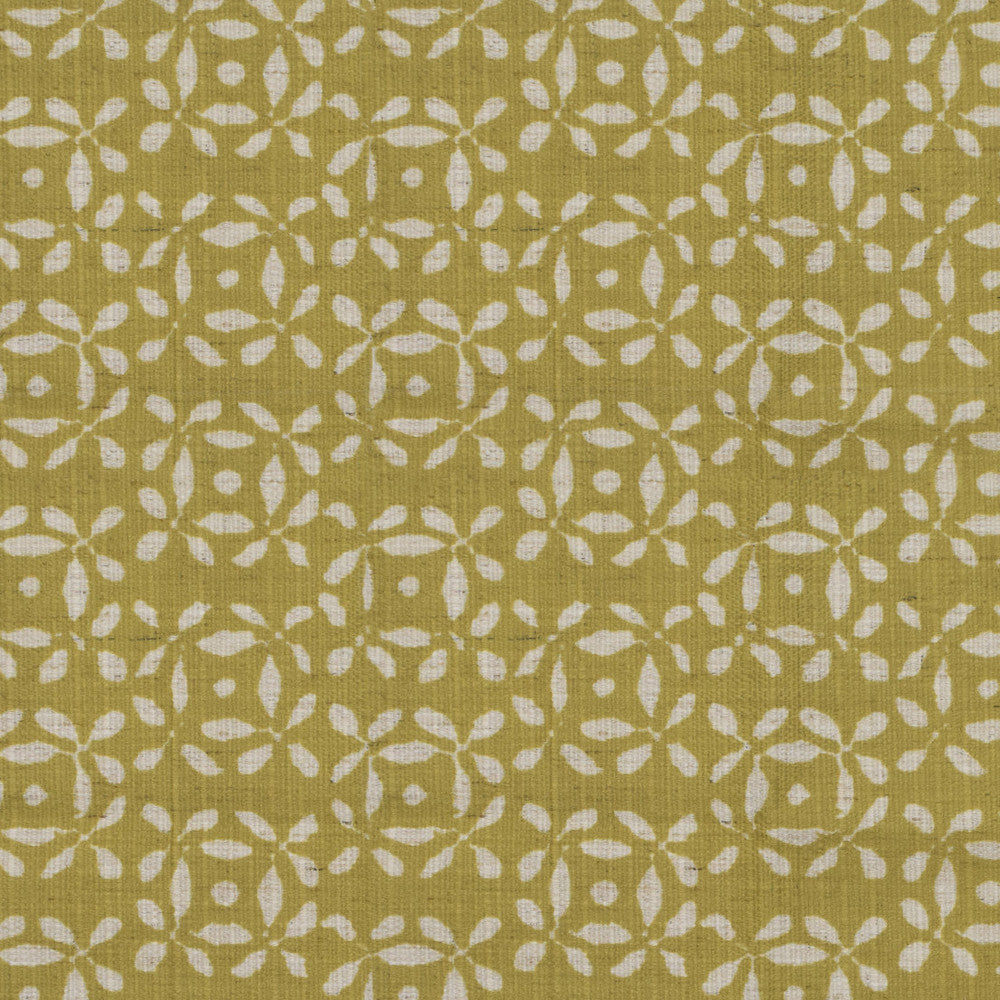 S4142 Citron by Greenhouse Designer Fabric 91% Polyester, 9% Linen China 53,000 </p><p>Repeat: 9" H, 8.5" V 56" - Swanky Fabrics -
