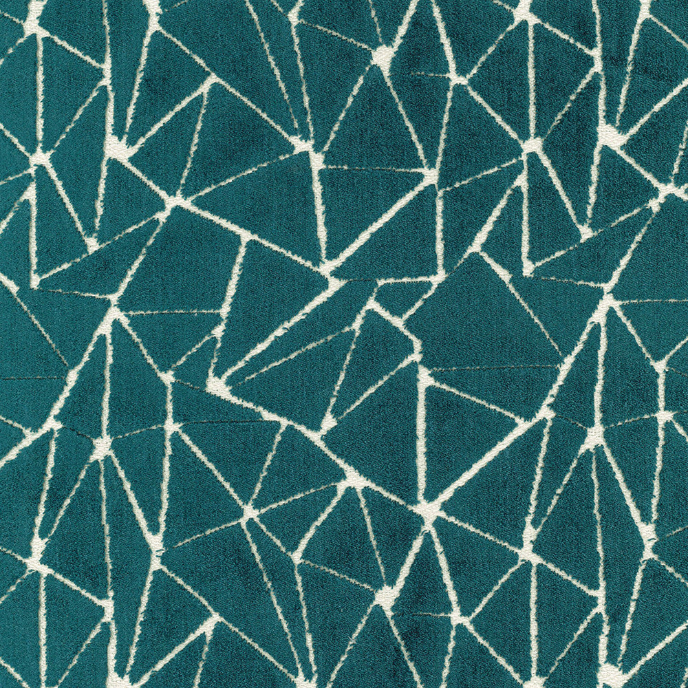 S4143 Teal by Greenhouse Designer Fabric 88% Spun Viscose, 12% Polyester India 24,000 double rubs </p><p>Repeat: 7" H, 7.5" V 59" - Swanky Fabrics -