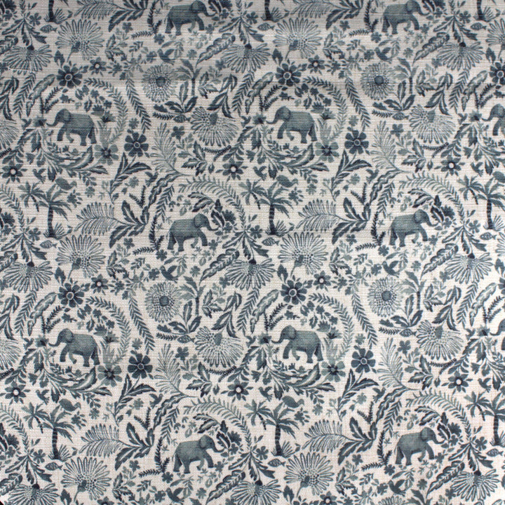 S4176 Slate by Greenhouse Designer Fabric 91% Polyester, 9% Linen China 53,000 </p><p>Repeat: 9" H, 9" V 56" - Swanky Fabrics -