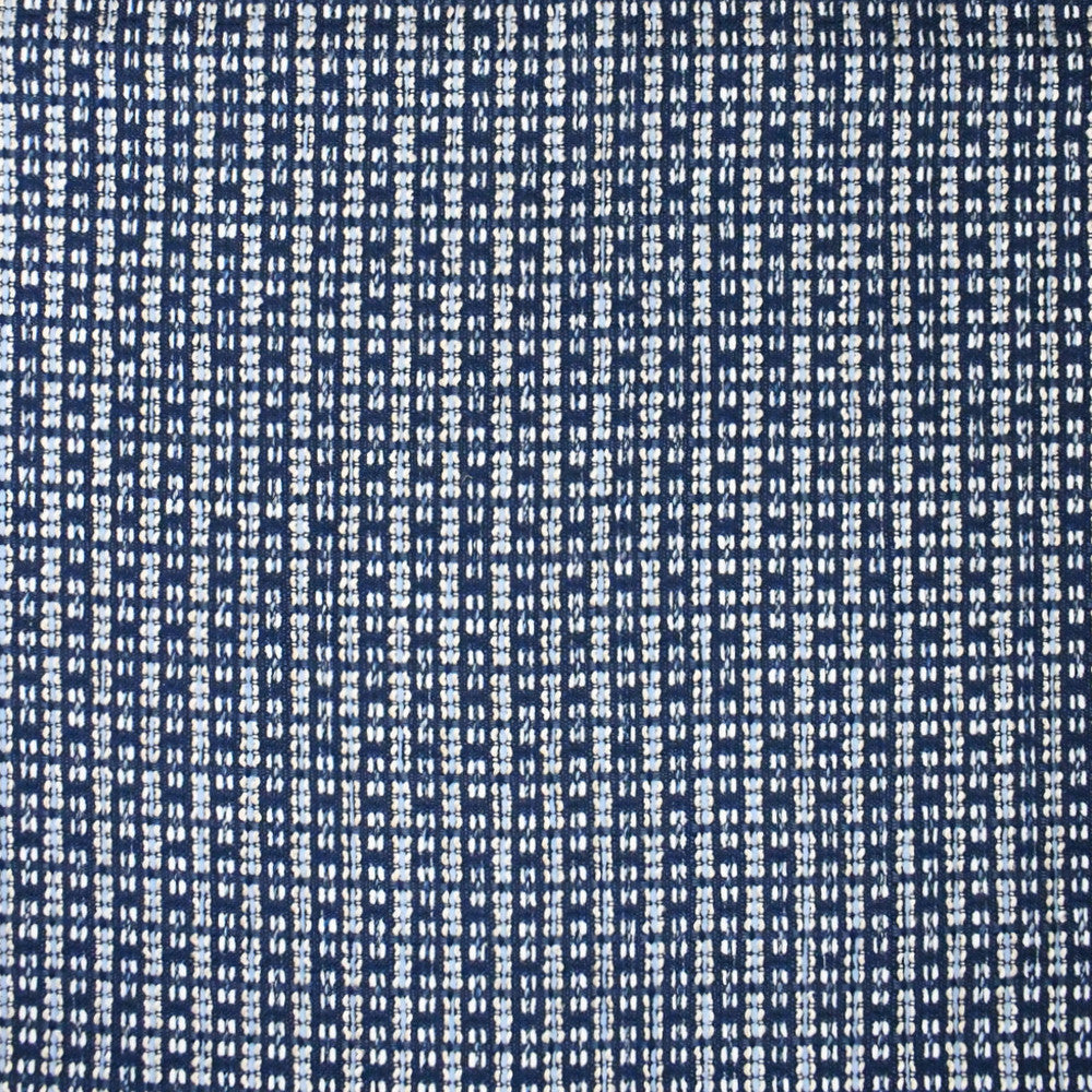 S4523 Indigo by Greenhouse Designer Fabric 80.02% Polyester (Uv), 19.98% Olefin USA 63,000 </p><p>Repeat: .75" H, .625" V 56" - Swanky Fabrics -