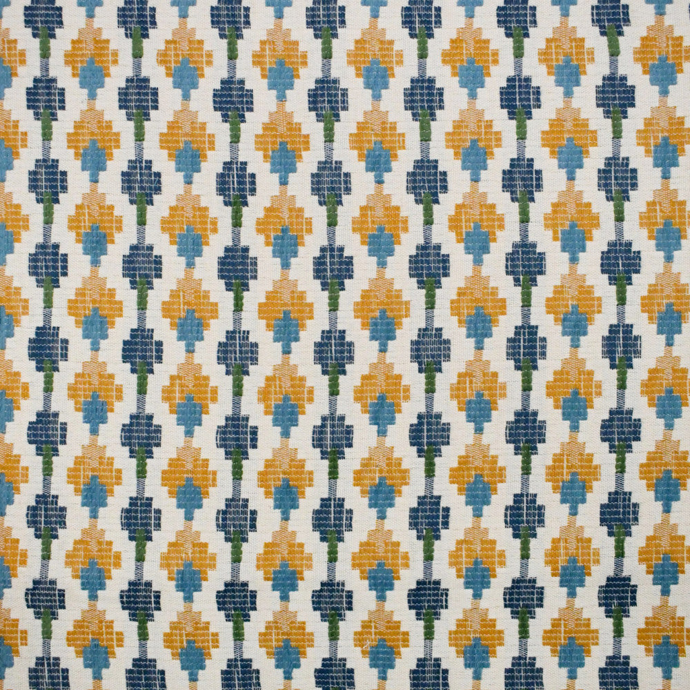 S4539 Baja by Greenhouse Designer Fabric 100% Polyester (Uv) USA 63,000 </p><p>Repeat: 1.813" H, 2" V 57" - Swanky Fabrics -