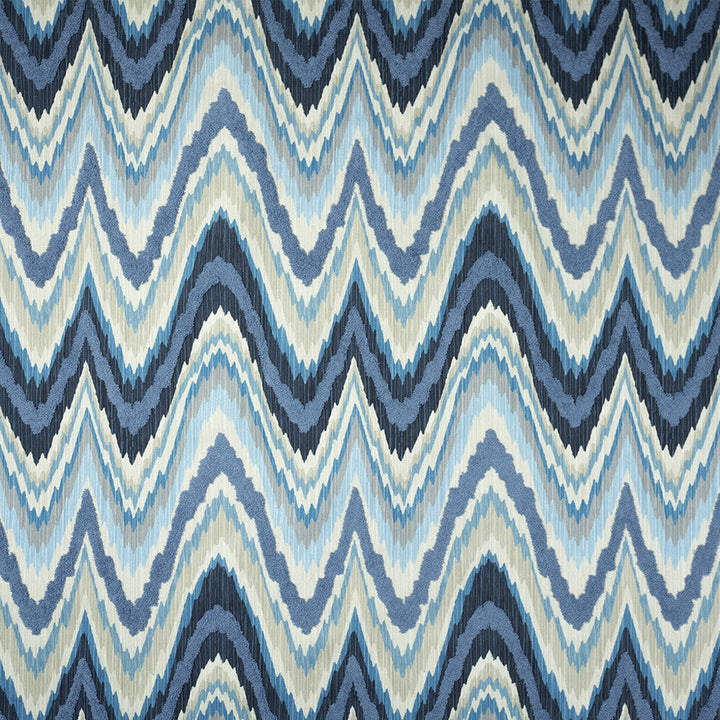 S4810 Ice Blue by Greenhouse Designer Fabric 100% Cotton India 11,000 </p><p>Repeat: 13.5" H, 18" V 56" - Swanky Fabrics -