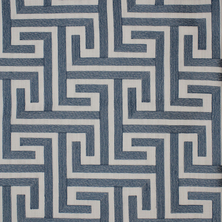 S4825 Atlantic by Greenhouse Designer Fabric 100% Polyester W/ 100% Rayon Embroidery India 9,000 </p><p>Repeat: 6.625" H, 6.375" V 55" - Swanky Fabrics -