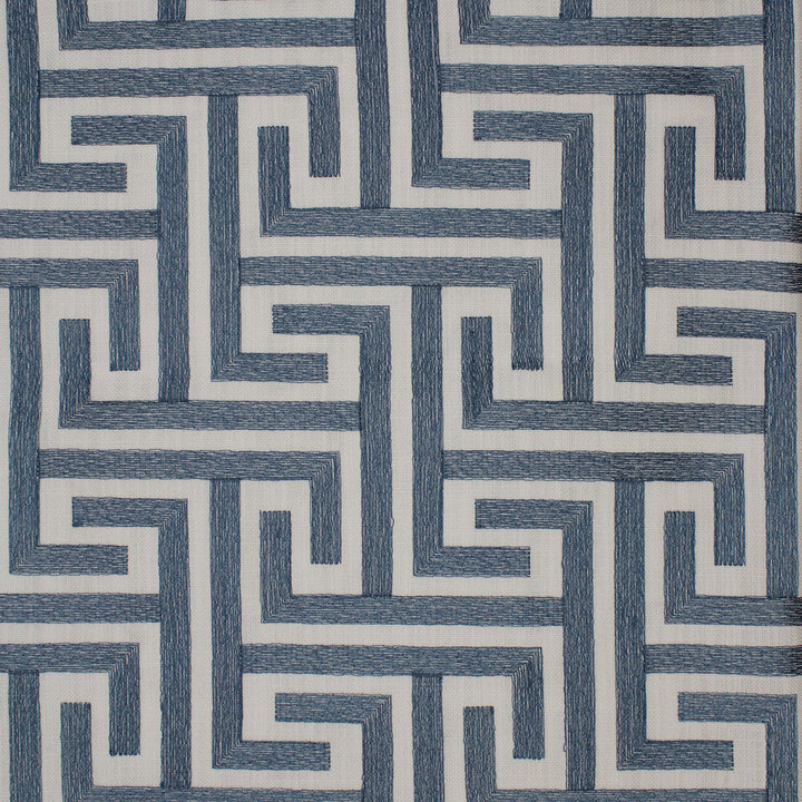 S4825 Atlantic by Greenhouse Designer Fabric S69: Rain 100% Polyester W/ 100% Rayon Embroidery India 9,000 double rubs </p><p>Repeat: 6.625" H, 6.375" V 55" - Swanky Fabrics -