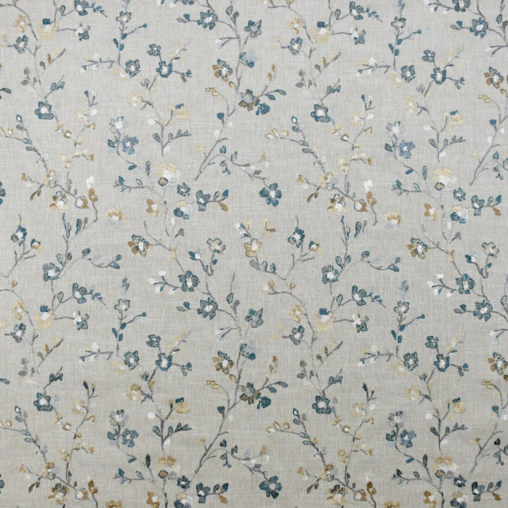 S4832 Lagoon by Greenhouse Designer Fabric S69: Rain 58% Cotton, 42% Polyester W/ 100% Rayon Embroidery India 6,000 double rubs </p><p>Repeat: 17.5" H, 18.5" V 55" - Swanky Fabrics -