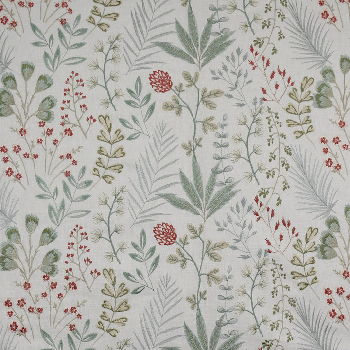 S4856 Spa by Greenhouse Designer Fabric S70: Moss 58% Cotton, 42% Polyester With 100% Rayon Embroidery India 3,000 double rubs </p><p>Repeat: 26" H, 12.75" V 54" - Swanky Fabrics -