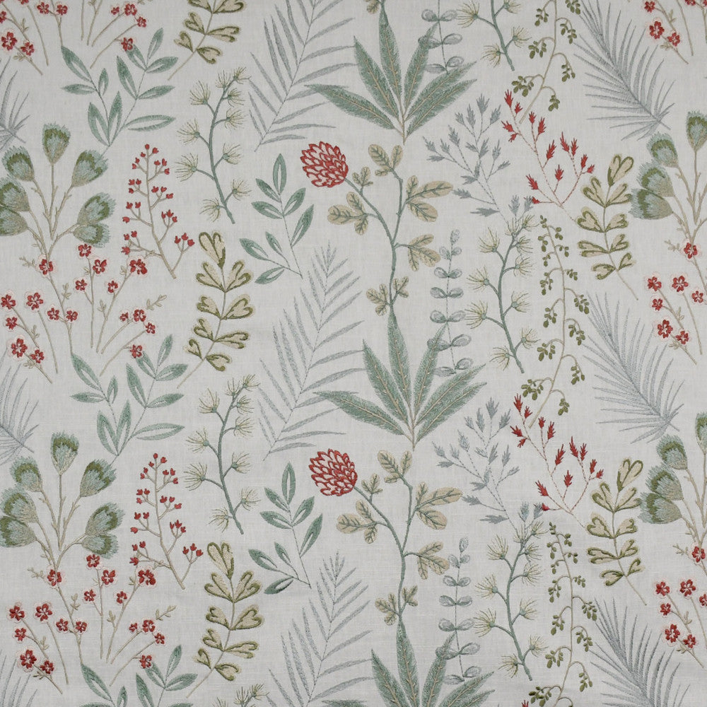 S4856 Spa by Greenhouse Designer Fabric 58% Cotton, 42% Polyester With 100% Rayon Embroidery India 3,000 </p><p>Repeat: 26" H, 12.75" V 54" - Swanky Fabrics -