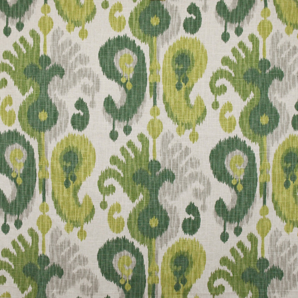 S4872 Meadow by Greenhouse Designer Fabric S70: Moss 55% Linen, 45% Rayon USA 24,000 double rubs Soil & Stain Repellent </p><p>Repeat: 13.5" H, 25.25" V 54" - Swanky Fabrics -