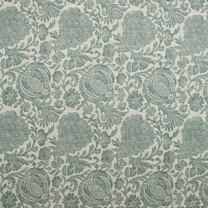 S4886 Aqua by Greenhouse Designer Fabric 75% Cotton, 25% Linen Pakistan 27,000 </p><p>Repeat: 54" H, 36" V 54" - Swanky Fabrics -