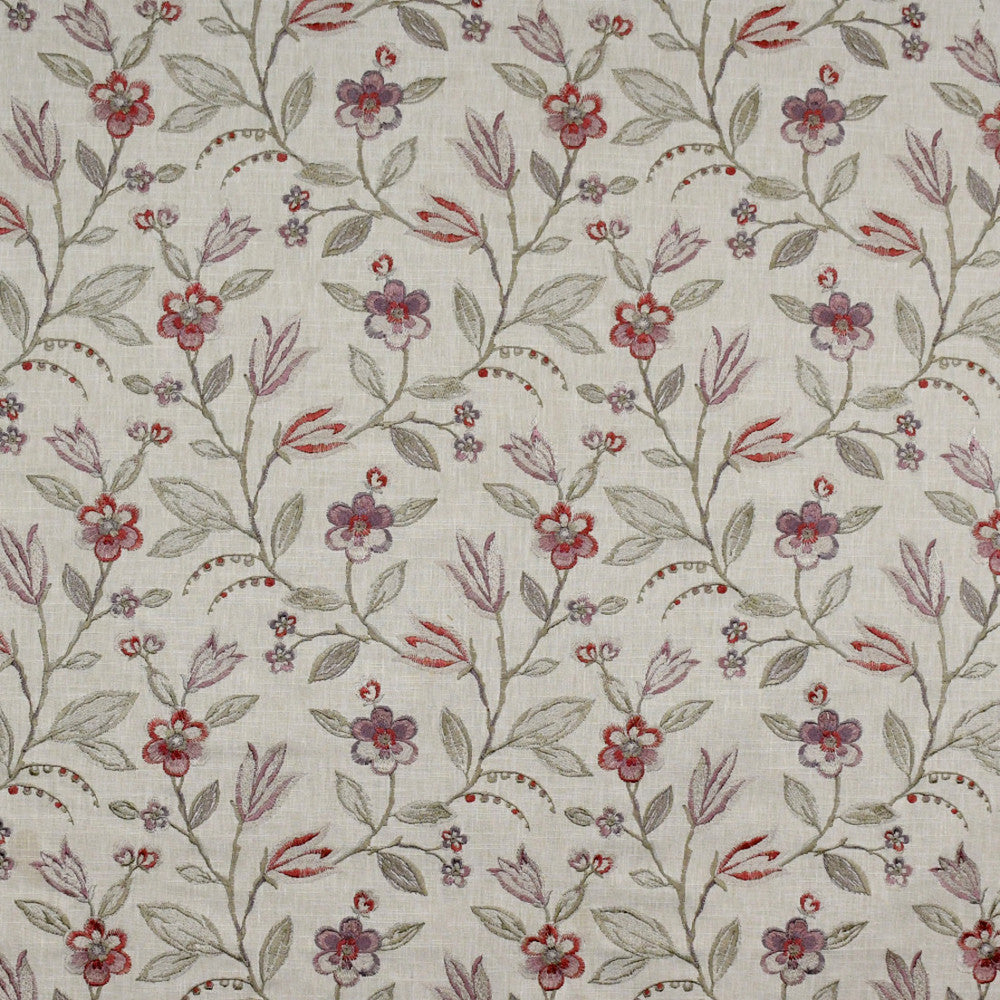 S4917 Wisteria by Greenhouse Designer Fabric 58% Cotton, 42% Polyester W/ 100% Rayon Embroidery India 9,000 </p><p>Repeat: 13.125" H, 12.5" V 54" - Swanky Fabrics -