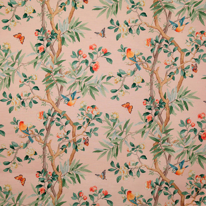 S4922 Rose by Greenhouse Designer Fabric S71: Spring 100% Cotton Peru 25,000 double rubs Soil & Stain Repellent </p><p>Repeat: 27" H, 35.5" V 54" - Swanky Fabrics -