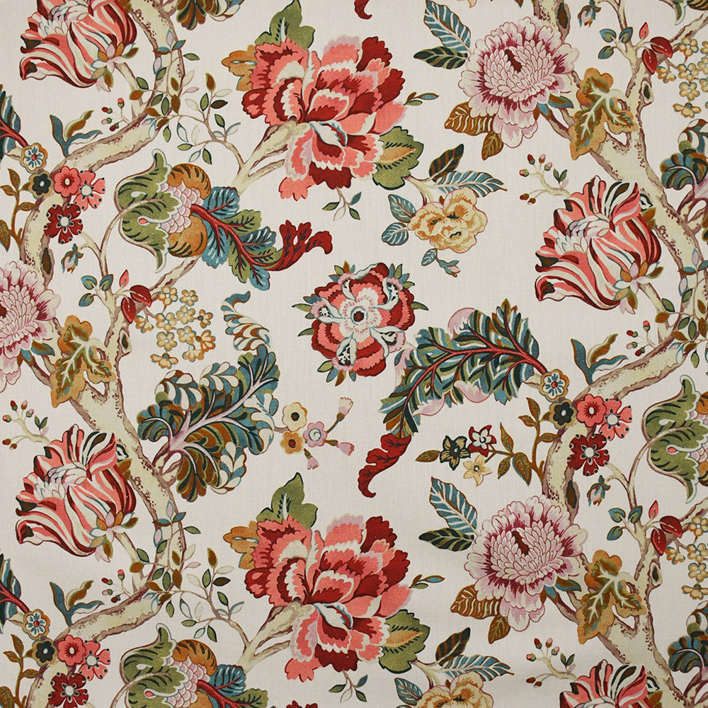 S4934 Biscuit by Greenhouse Designer Fabric 100% Cotton India 51,000 </p><p>Repeat: 27" H, 25.25" V 54" - Swanky Fabrics -