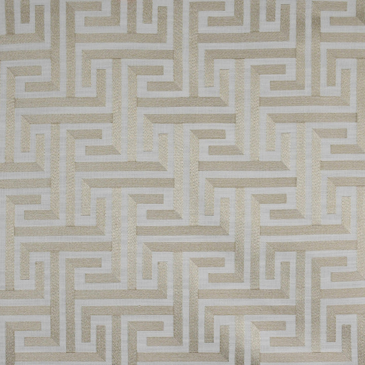 S4950 Birch by Greenhouse Designer Fabric S72: Fawn 100% Polyester W/ 100% Rayon Embroidery India 9,000 double rubs </p><p>Repeat: 6.625" H, 6.375" V 55" - Swanky Fabrics -