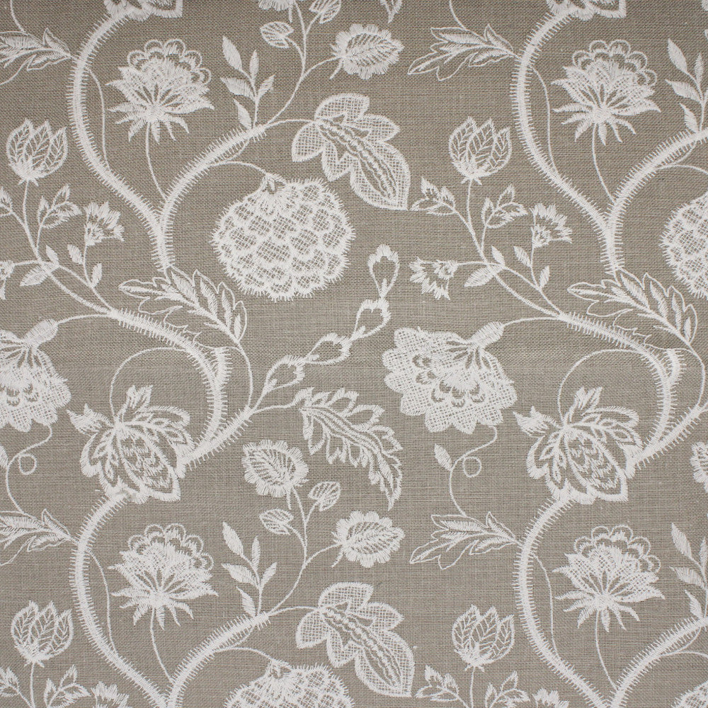 S5017 Stone by Greenhouse Designer Fabric 70% Polyester, 30% Cotton India Drapery </p><p>Repeat: 8.5" H, 9.45" V 54" - Swanky Fabrics -