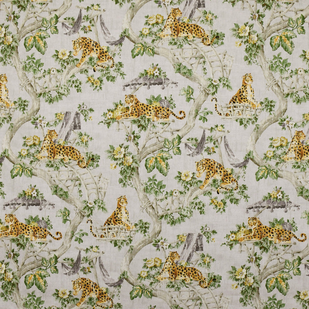 S5026 Clay by Greenhouse Designer Fabric 100% Cotton Peru 20,000 </p><p>Repeat: 13.5" H, 27" V 54" - Swanky Fabrics -