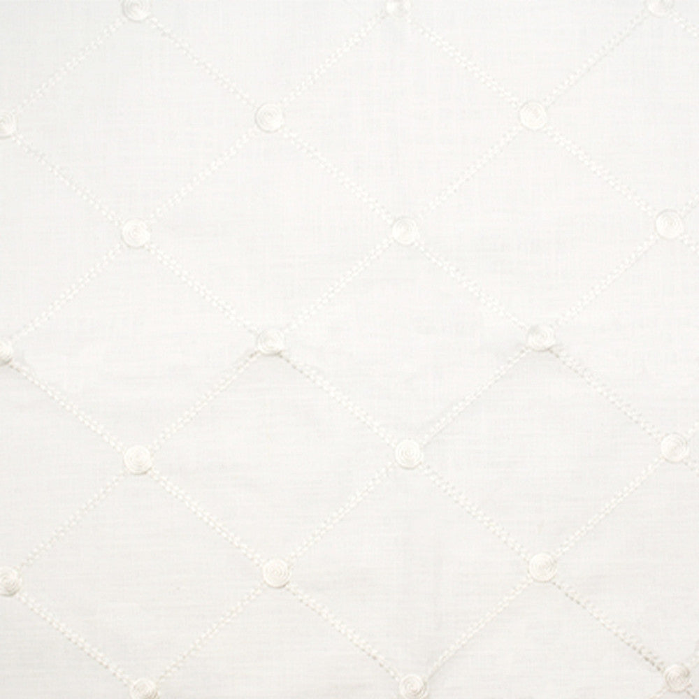 S5066 Cream by Greenhouse Designer Fabric 80% Cotton, 20% Viscose With 100% Viscose Embroidery India 7,500 </p><p>Repeat: 4.375" H, 5.125" V 52" - Swanky Fabrics -