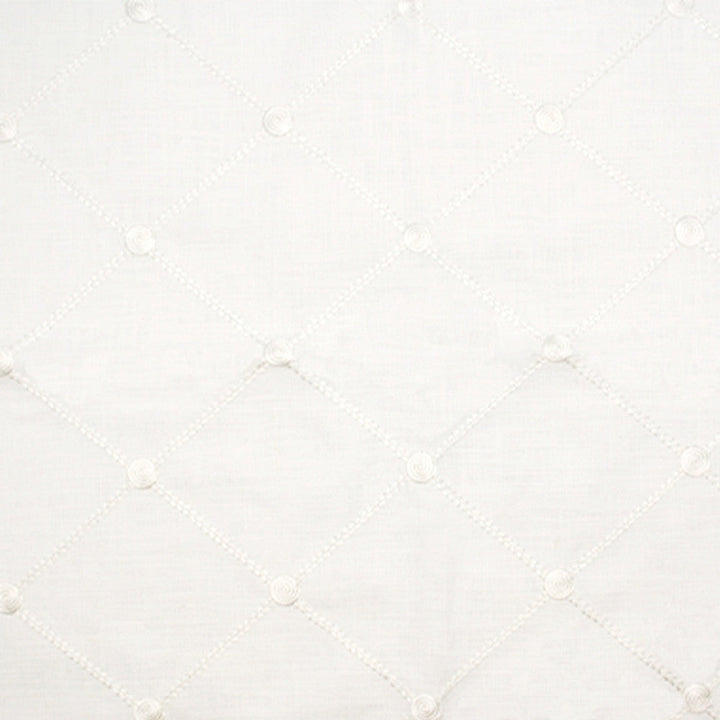 S5066 Cream by Greenhouse Designer Fabric 80% Cotton, 20% Viscose With 100% Viscose Embroidery India 7,500 </p><p>Repeat: 4.375" H, 5.125" V 52" - Swanky Fabrics -