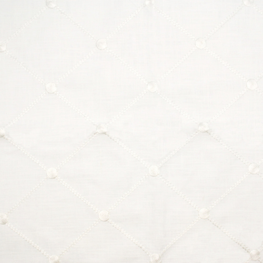 S5066 Cream by Greenhouse Designer Fabric M11: Memos by Color 80% Cotton, 20% Viscose With 100% Viscose Embroidery India 7,500 double rubs </p><p>Repeat: 4.375" H, 5.125" V 52" - Swanky Fabrics -