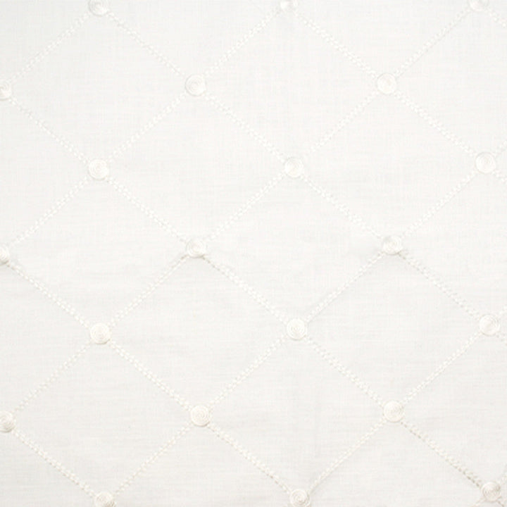 S5066 Cream by Greenhouse Designer Fabric M11: Memos by Color 80% Cotton, 20% Viscose With 100% Viscose Embroidery India 7,500 double rubs </p><p>Repeat: 4.375" H, 5.125" V 52" - Swanky Fabrics -