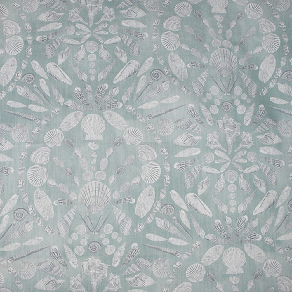 S5069 Sea Salt by Greenhouse Designer Fabric 90% Cotton, 10% Linen Pakistan 12,000 </p><p>Repeat: 27" H, 27" V 54" - Swanky Fabrics -