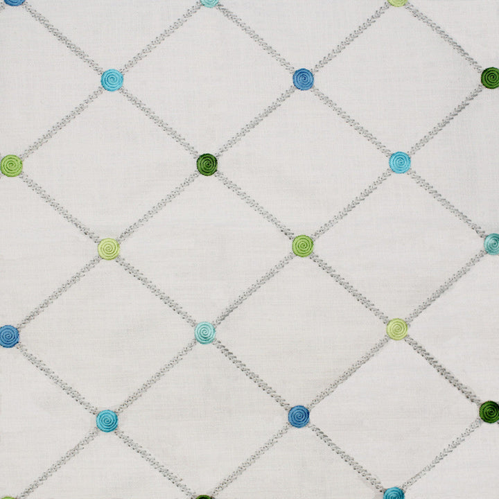 S5104 Isle Waters by Greenhouse Designer Fabric M11: Memos by Color 80% Cotton, 20% Viscose With 100% Viscose Embroidery India 7,500 double rubs </p><p>Repeat: 4.375" H, 5.125" V 52" - Swanky Fabrics -