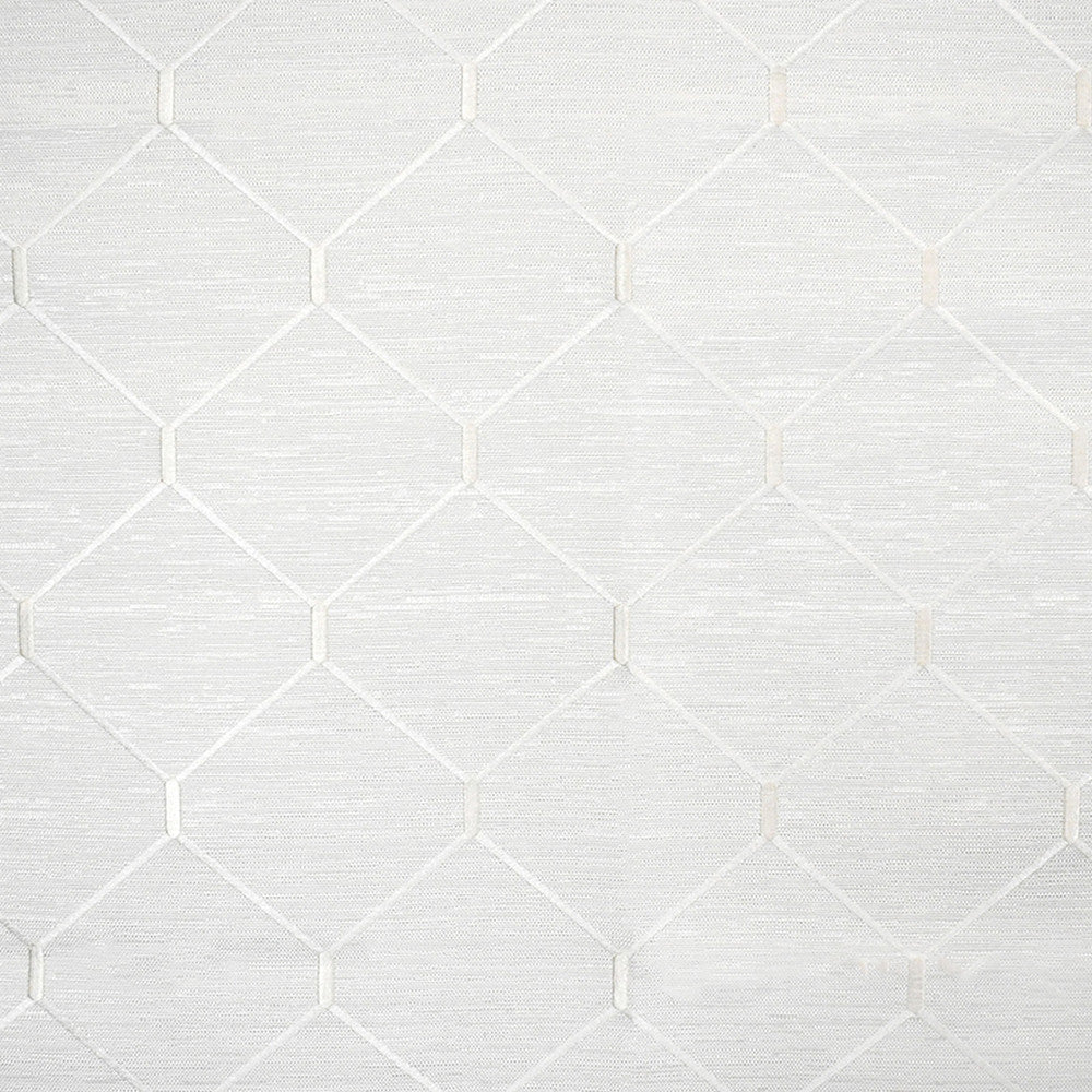 S5145 White by Greenhouse Designer Fabric M11: Memos by Color 66% Polyester, 34% Cotton With 100% Viscose Embroidery India 36,000 double rubs </p><p>Repeat: 6.375" H, 6.375" V 53" - Swanky Fabrics -