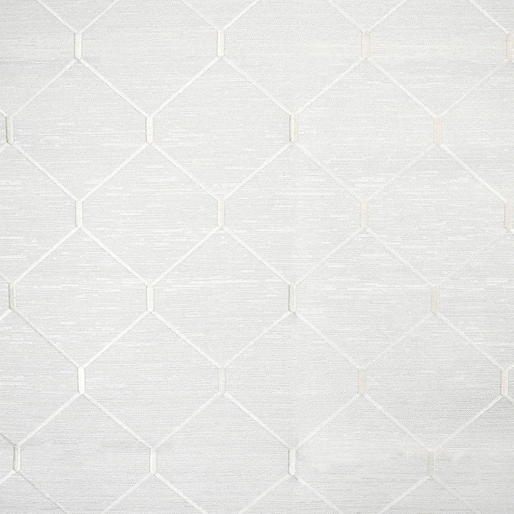 S5145 White by Greenhouse Designer Fabric M11: Memos by Color 66% Polyester, 34% Cotton With 100% Viscose Embroidery India 36,000 double rubs </p><p>Repeat: 6.375" H, 6.375" V 53" - Swanky Fabrics -