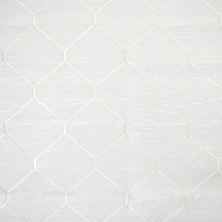 S5145 White by Greenhouse Designer Fabric 66% Polyester, 34% Cotton With 100% Viscose Embroidery India 36,000 </p><p>Repeat: 6.375" H, 6.375" V 53" - Swanky Fabrics -