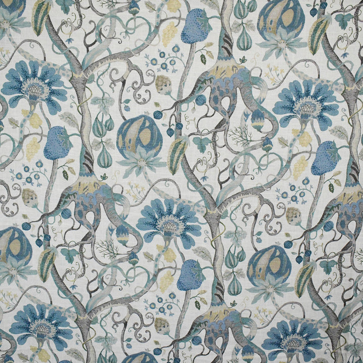 S5170 Antique Blue by Greenhouse Designer Fabric 55% Linen, 45% Viscose Korea 12,000 </p><p>Repeat: 26.75" H, 25.25" V 55" - Swanky Fabrics -