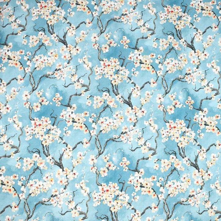 S5185 Azure by Greenhouse Designer Fabric M11: Memos by Color 100% Polyester India 50,000 double rubs </p><p>Repeat: 27.38" H, 25.25" V 56" - Swanky Fabrics -