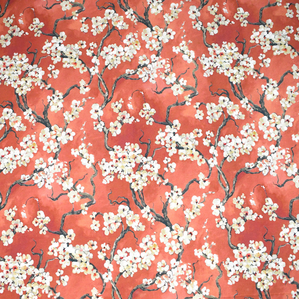S5190 Persimmon by Greenhouse Designer Fabric M11: Memos by Color 100% Polyester India 50,000 double rubs </p><p>Repeat: 27.38" H, 25.25" V 56" - Swanky Fabrics -