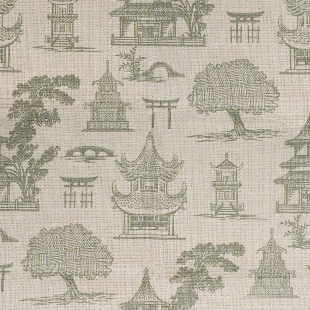 S5212 Sage by Greenhouse Designer Fabric M12: Memos by Color 100% Polyester China 55,000 double rubs </p><p>Repeat: 13.5" H, 13.5" V 56" - Swanky Fabrics -