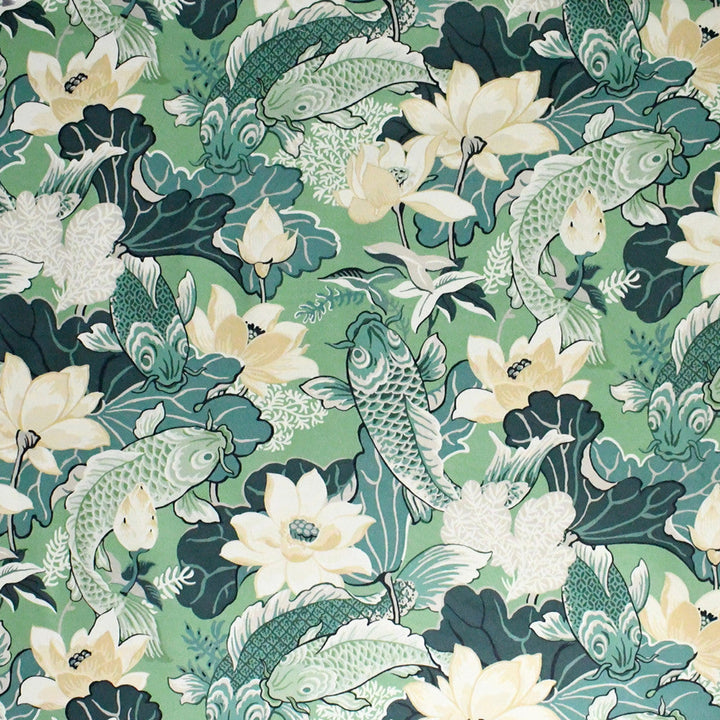 S5260 Eucalyptus by Greenhouse Designer Fabric M12: Memos by Color 100% Cotton Spain 51,000 double rubs Soil & Stain Repellent </p><p>Repeat: 27" H, 36" V 54" - Swanky Fabrics -
