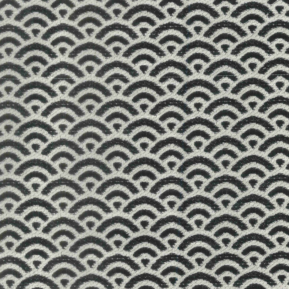 S5265 Black by Greenhouse Designer Fabric M12: Memos by Color 100% Polyester China 70,000 double rubs </p><p>Repeat: 1.9" H, 2.75" V 55" - Swanky Fabrics -