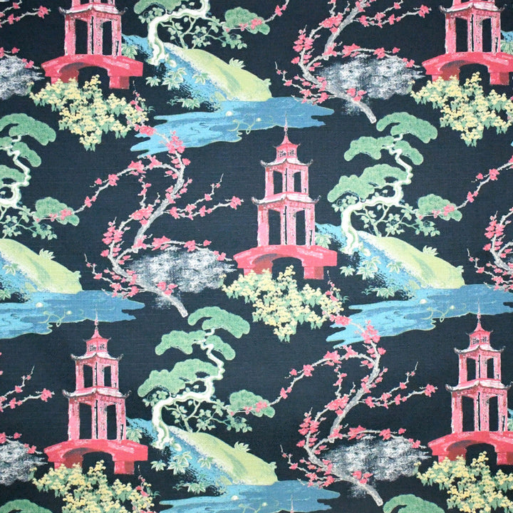 S5270 Black by Greenhouse Designer Fabric M12: Memos by Color 100% Polyester China 40,000 double rubs </p><p>Repeat: 27" H, 27" V 56" - Swanky Fabrics -