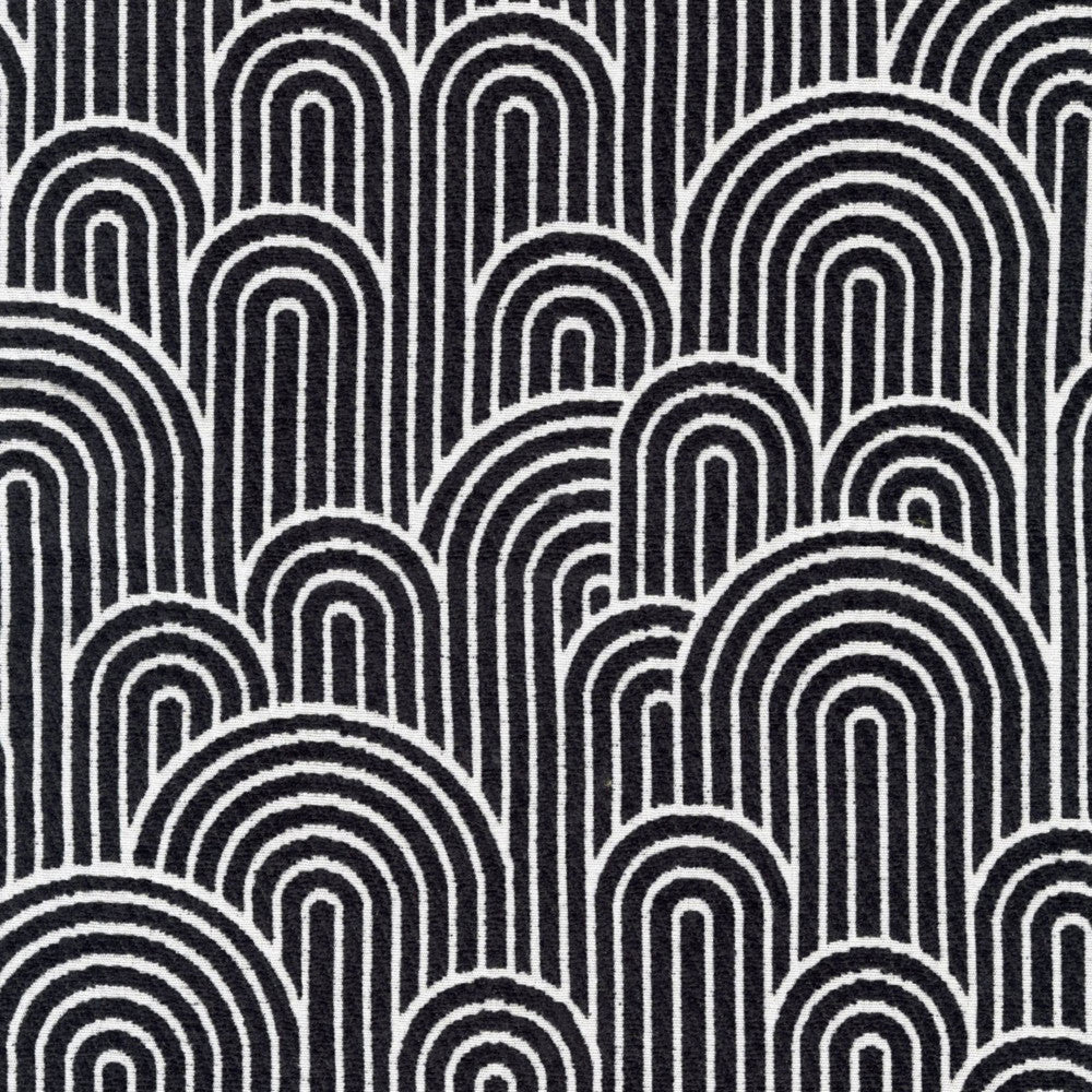 S5316 Ebony by Greenhouse Designer Fabric M13: Memos by Color 60% Polyester, 40% Viscose China 36,000 double rubs </p><p>Repeat: 14.75" H, 13.75" V 56" - Swanky Fabrics -
