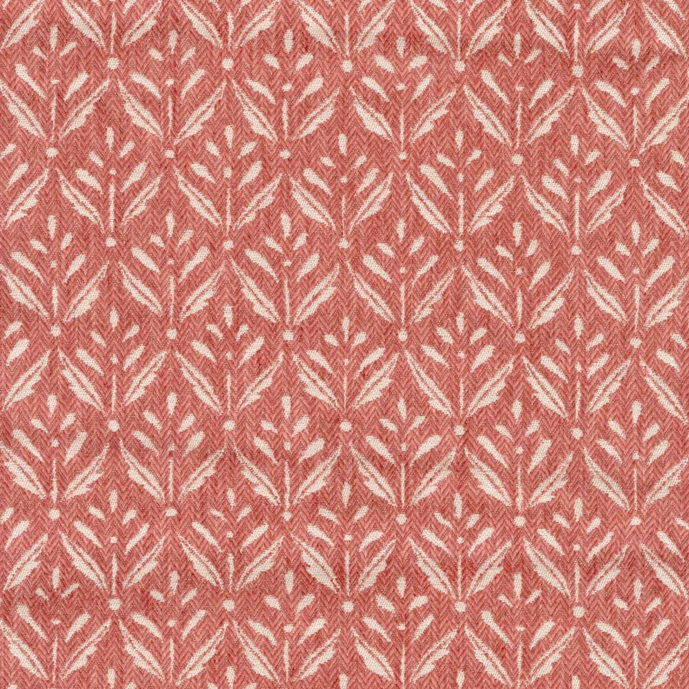 S5364 Coral by Greenhouse Designer Fabric 66% Polyester, 29% Cotton, 5% Linen India 40,000 </p><p>Repeat: 2.75" H, 1.75" V 56" - Swanky Fabrics -