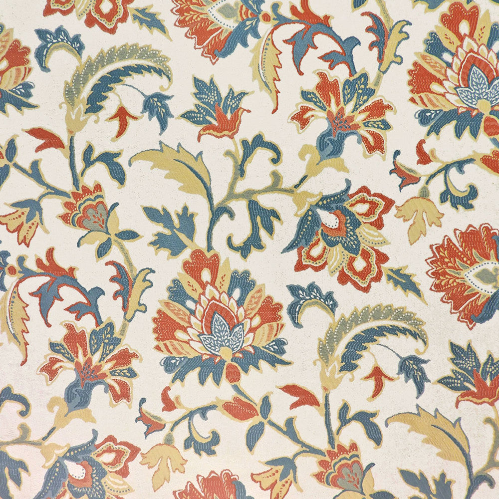 S5366 Teal by Greenhouse Designer Fabric 100% Polyester China 80,000 </p><p>Repeat: 30" H, 29.5" V 56" - Swanky Fabrics -