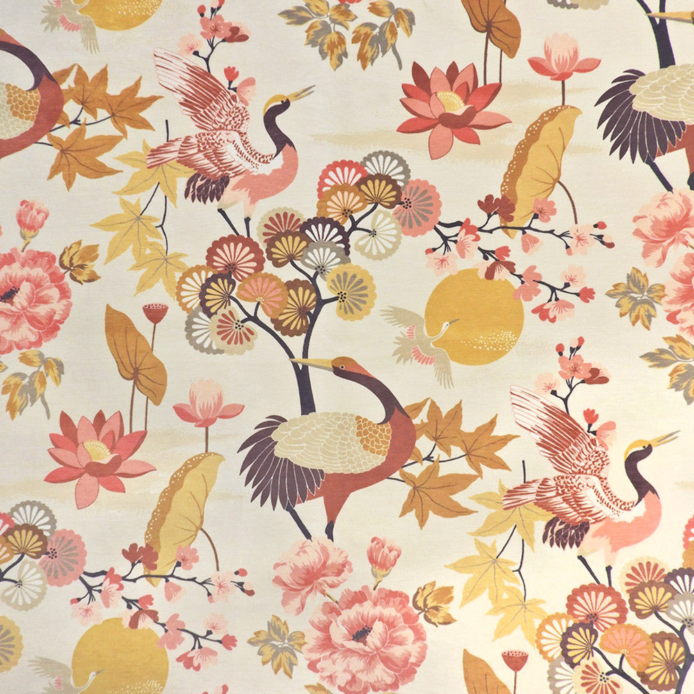 S5391 Coral by Greenhouse Designer Fabric 100% Polyester China 50,000 </p><p>Repeat: 27.5" H, 28" V 56" - Swanky Fabrics -