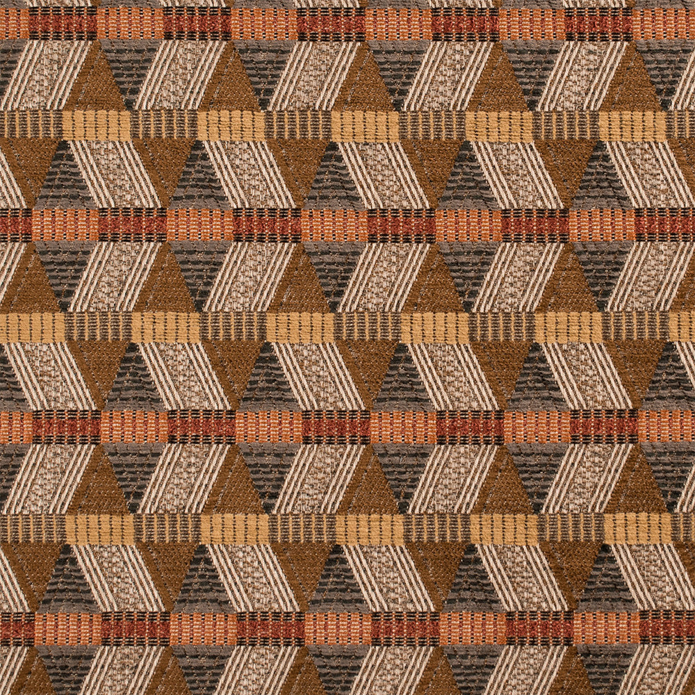 S5505 Tobacco by Greenhouse Designer Fabric M14: Memos by Color 54.55% Polyester, 45.37% Rayon, .08% Nylon USA 33,000 double rubs </p><p>Repeat: 2.313" H, 6.875" V 55" - Swanky Fabrics -