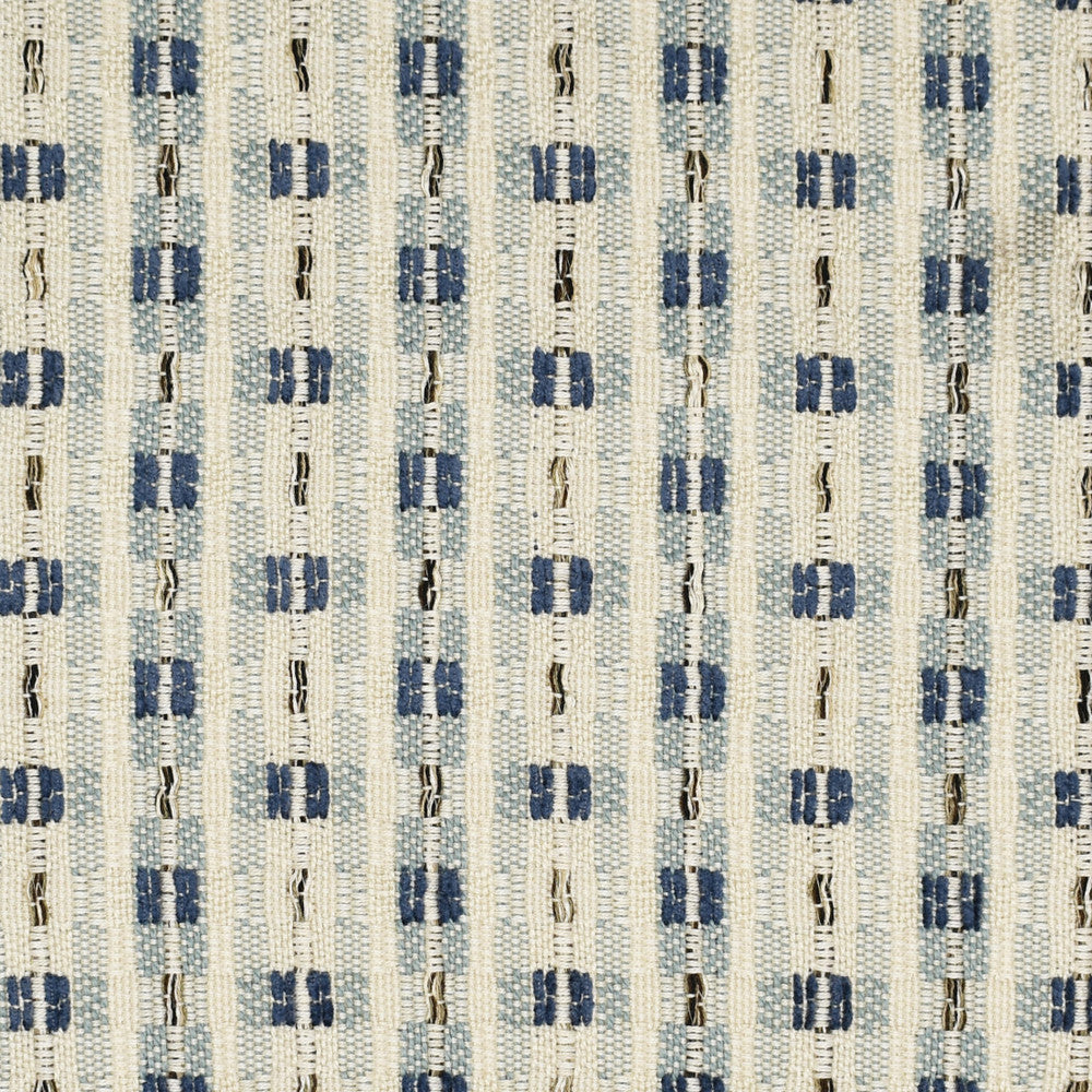 S5610 Azure by Greenhouse Designer Fabric 72.09% Rayon, 19.57% Polyester, 8.14% Pcr Polyester, .2% Nylon USA 33,000 </p><p>Repeat: 1.188" H, 1.625" V 56" - Swanky Fabrics -