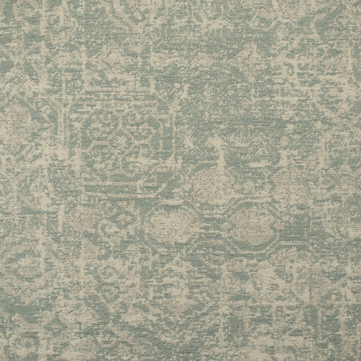 S5749 Glacier by Greenhouse Designer Fabric M15: Memos by Color 100% Polyester China 30,000 double rubs </p><p>Repeat: 16" H, 15" V 56" - Swanky Fabrics -