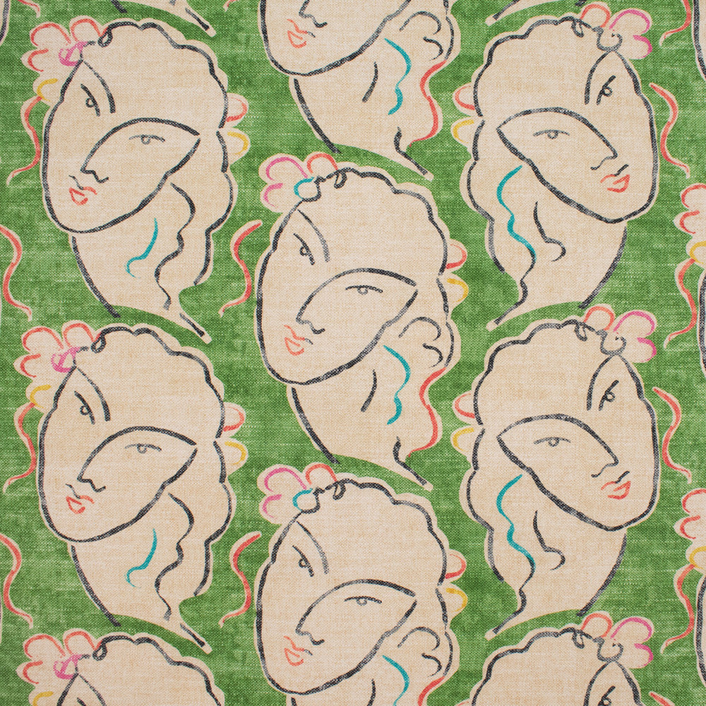 S5764 Mojito by Greenhouse Designer Fabric M15: Memos by Color 100% Cotton Spain 51,000 double rubs </p><p>Repeat: 12.625" H, 27" V 54" - Swanky Fabrics -