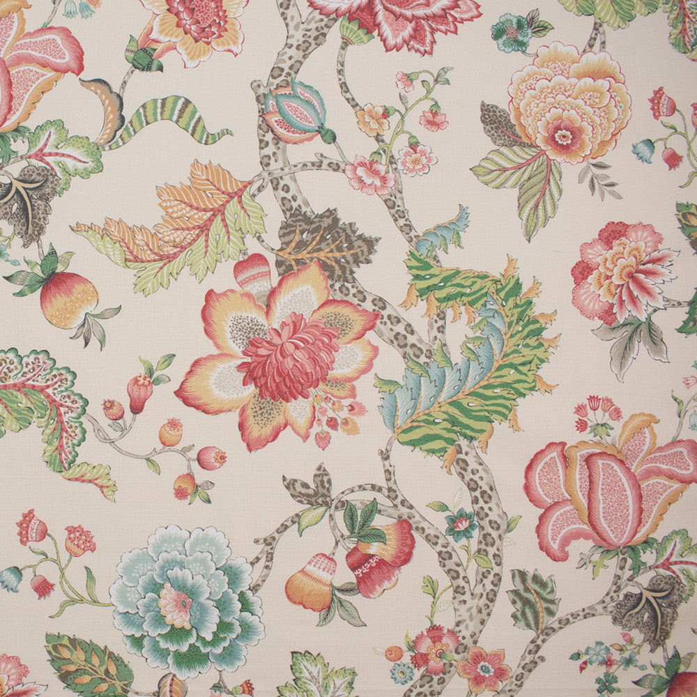 S5851 Spring by Greenhouse Designer Fabric M15: Memos by Color 100% Cotton Spain 60,000 double rubs </p><p>Repeat: 27" H, 36" V 54" - Swanky Fabrics -