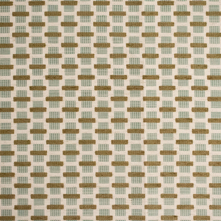 S6039 Sage by Greenhouse Designer Fabric 95% Polyester, 5% Linen China 36,000 </p><p>Repeat: 2" H, 1.25" V 56" - Swanky Fabrics -