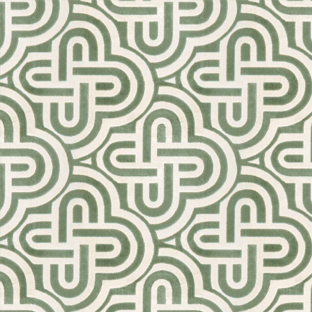 S6042 Jade by Greenhouse Designer Fabric 62% Viscose, 38% Polyester India 20,000 </p><p>Repeat: 14.25" H, 15" V 54" - Swanky Fabrics -