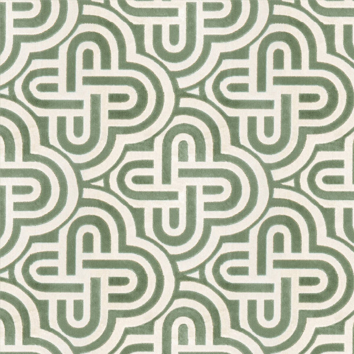 S6042 Jade by Greenhouse Designer Fabric 62% Viscose, 38% Polyester India 20,000 </p><p>Repeat: 14.25" H, 15" V 54" - Swanky Fabrics -