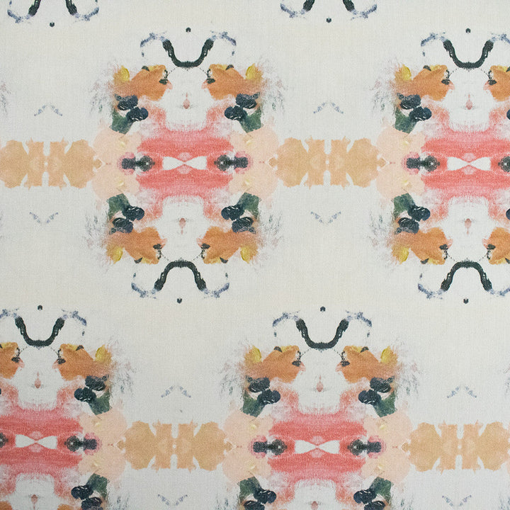 S6093 Salmon by Greenhouse Designer Fabric 100% Cotton India 10,000 </p><p>Repeat: 13.5" H, 27" V 54" - Swanky Fabrics -