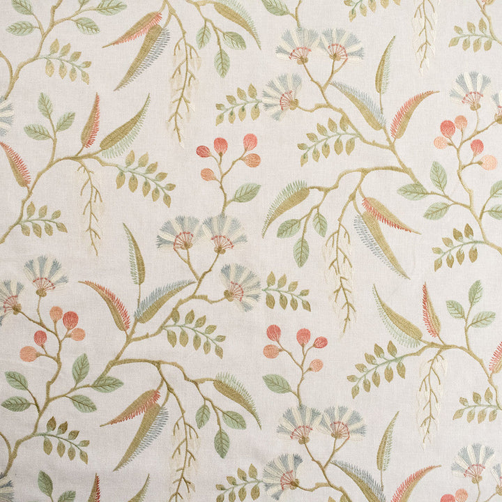 S6108 Fairytale by Greenhouse Designer Fabric 52% Cotton, 48% Polyester With 100% Rayon Embroidery India 6,000 </p><p>Repeat: 25.25" H, 18.375" V 54" - Swanky Fabrics -